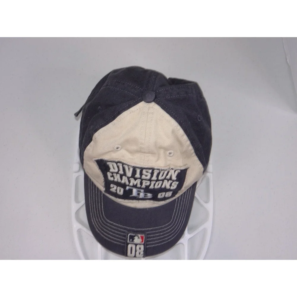 47 Brand Tampa Bay Rays 2008 Division Champions MLB Hat Navy Cream OSFA 3551